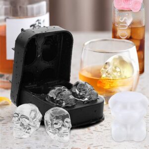 1PC Skull Silicone Ice Cube Mold