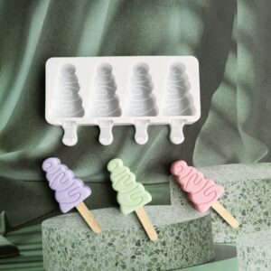 Tree Shape Silicone Ice Cream Mold DIY Homemade