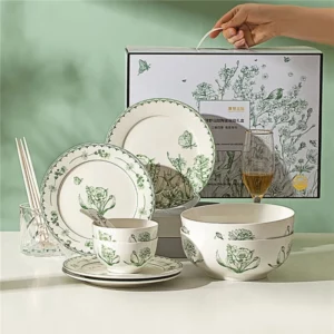 French Retro Tableware Set
